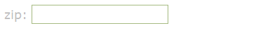 zip code form input