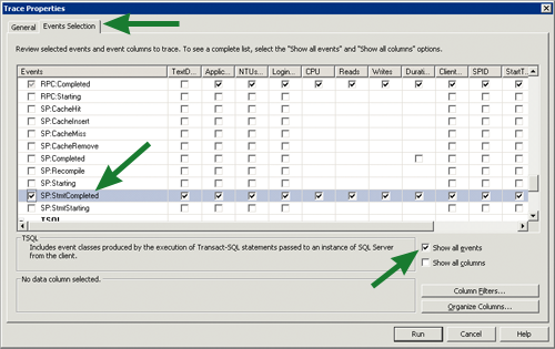 SQL Server ColdFusion Trace Setup