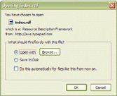 download dialog in Firefox