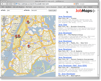 job maps screenshot