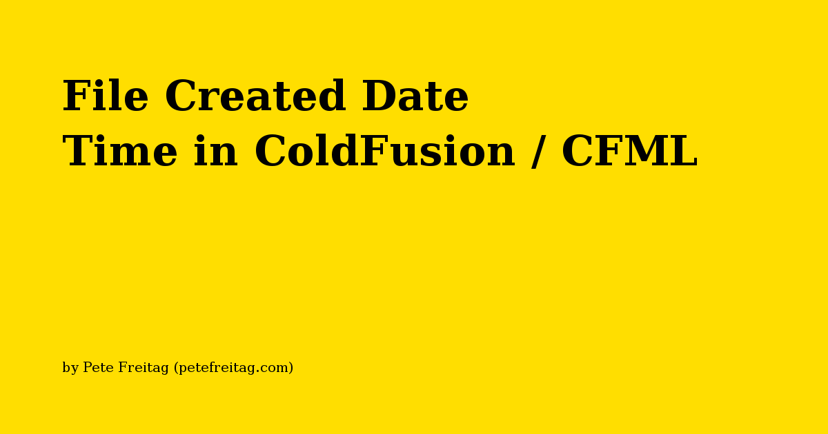 c# file created date